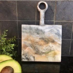Resin board, gray mustard marble effect, resin board, tapas plate, serving board